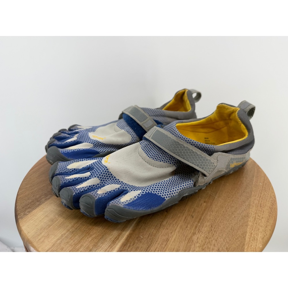 Vibram FiveFingers M349 Spyridon MR Men Size 43 Blue Grey Barefoot Trail Shoes